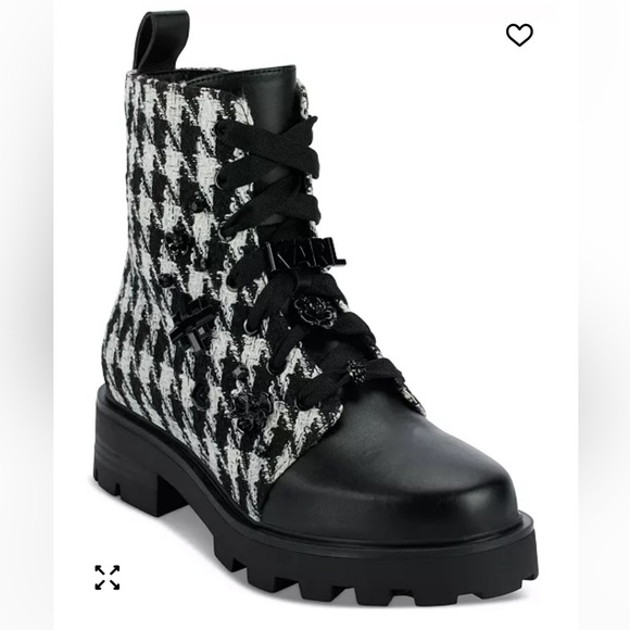 Karl Lagerfeld Shoes - NEW KARL LAGERFELD PARIS Makenzie Combat Boots Sz 9 NWT | Karl Lagerfeld Boots -